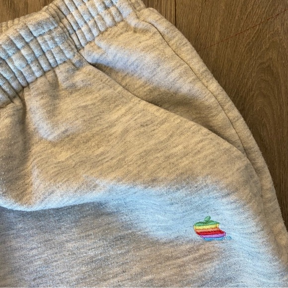 Vintage RARE Apple Computer Macintosh Sweatpants size large - Picture 6 of 11